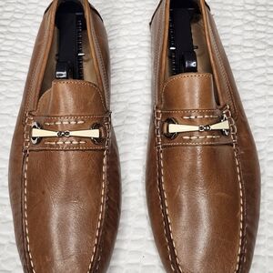 Mike Konos 11.5 M *EUC (Brazil) Brown leather Drivers with Horsebit detail